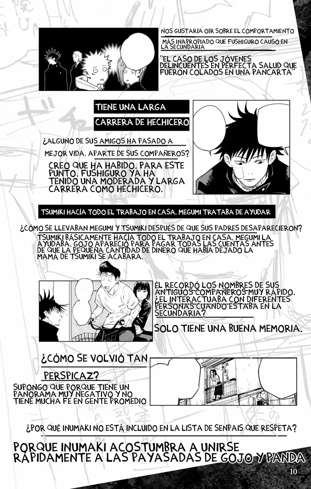 Jujutsu Kaisen: FANBOOK OFICIAL Capítulo 1 - página 11