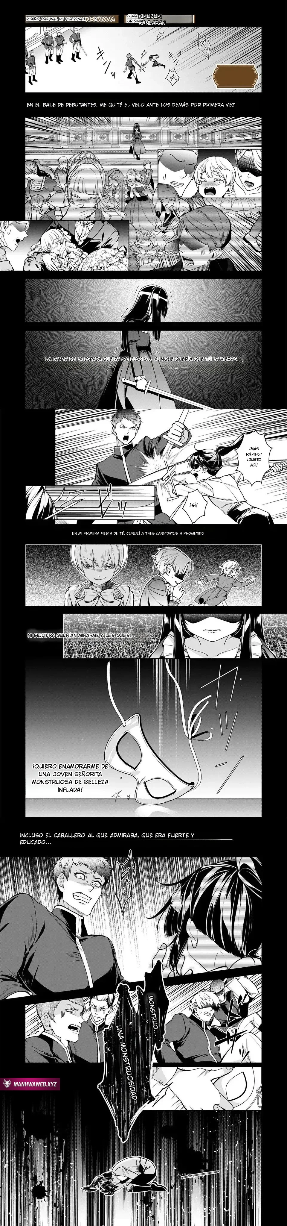 Bikei Inflation Sekai de Bakemono Reijou to Koi ga Shitai! Capítulo 3 - página 1