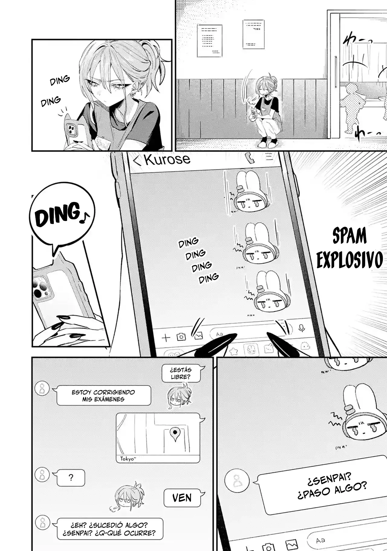 Haimiya-senpai wa Kowakute Kawaii Capítulo 28 - página 8
