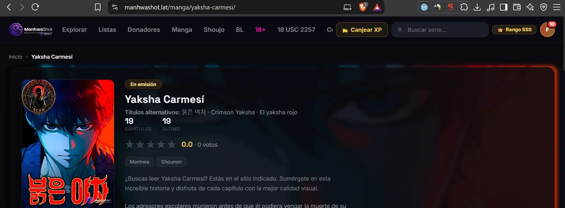 Crimson Yaksha Capítulo 5 - página 1