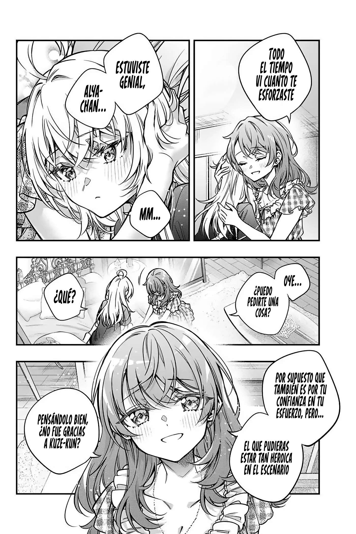 Alya-san, quien se sienta a mi lado, a veces susurra cosas dulces en ruso. Capítulo 67 - página 10