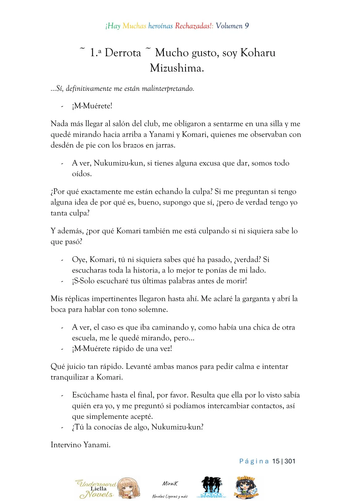 Makeine: Too Many Losing Heroines! Capítulo 9.1 - página 13