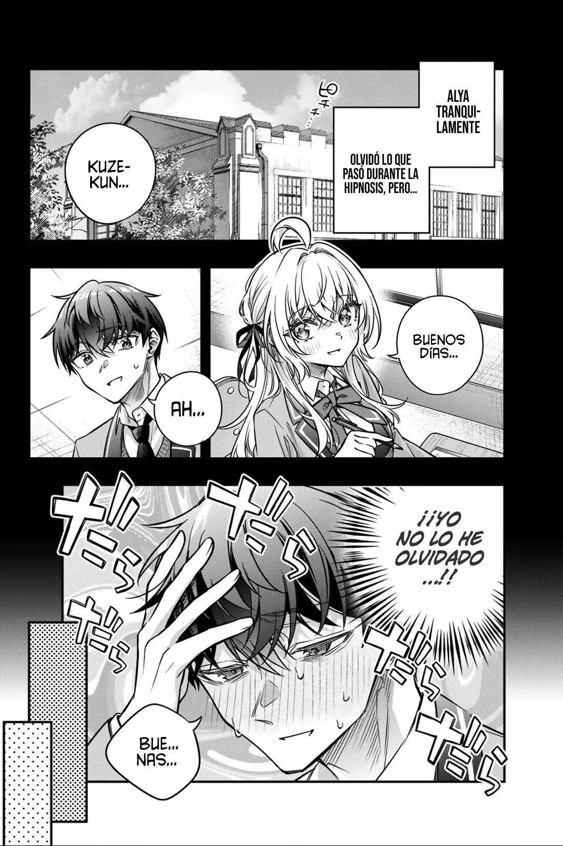 Alya-san, quien se sienta a mi lado, a veces susurra cosas dulces en ruso. Capítulo 81 - página 10