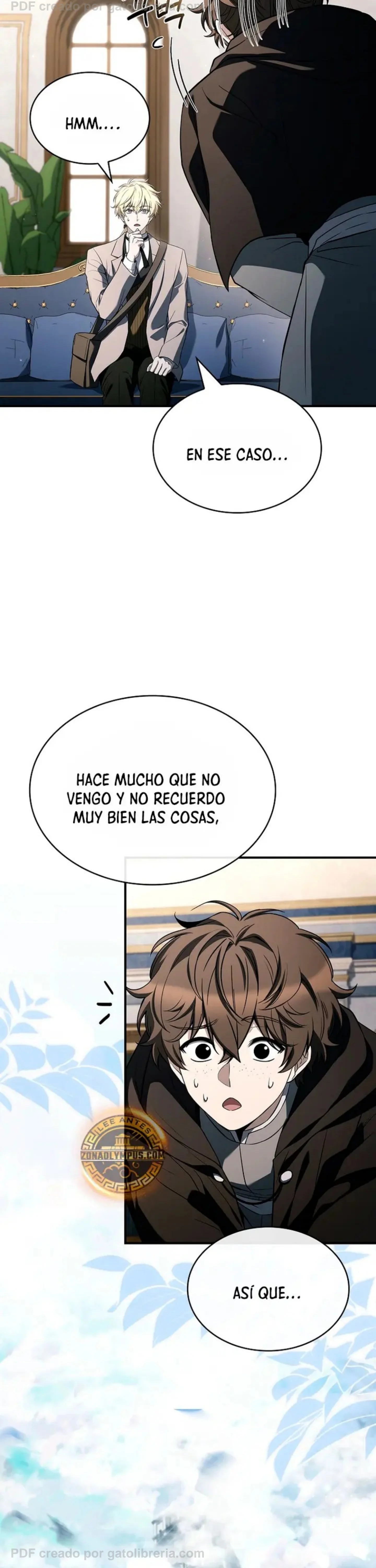 No me interesa ser el sucesor; mejor me dedicaré a sanar. Capítulo 28 - página 50