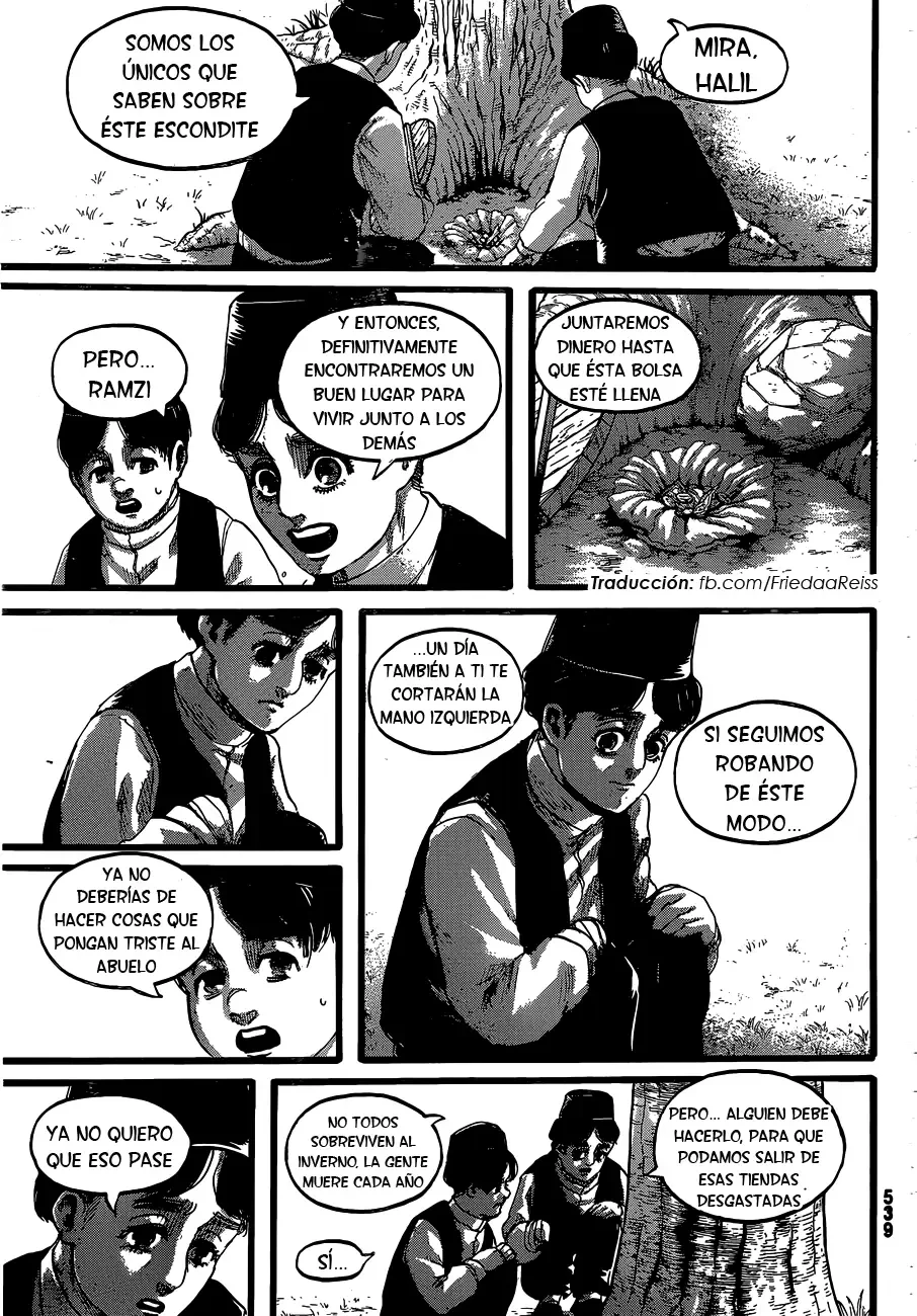 Shingeki no Kyojin Capítulo 131 - página 2