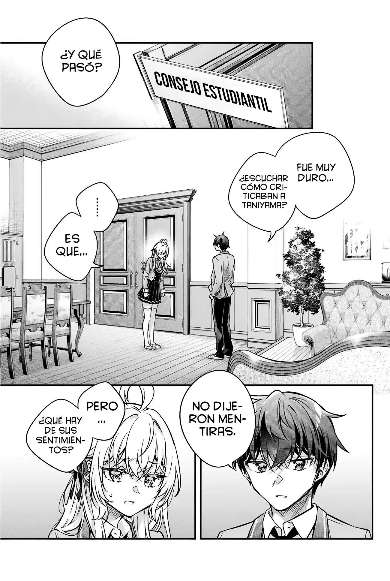 Alya-san, quien se sienta a mi lado, a veces susurra cosas dulces en ruso. Capítulo 70 - página 13