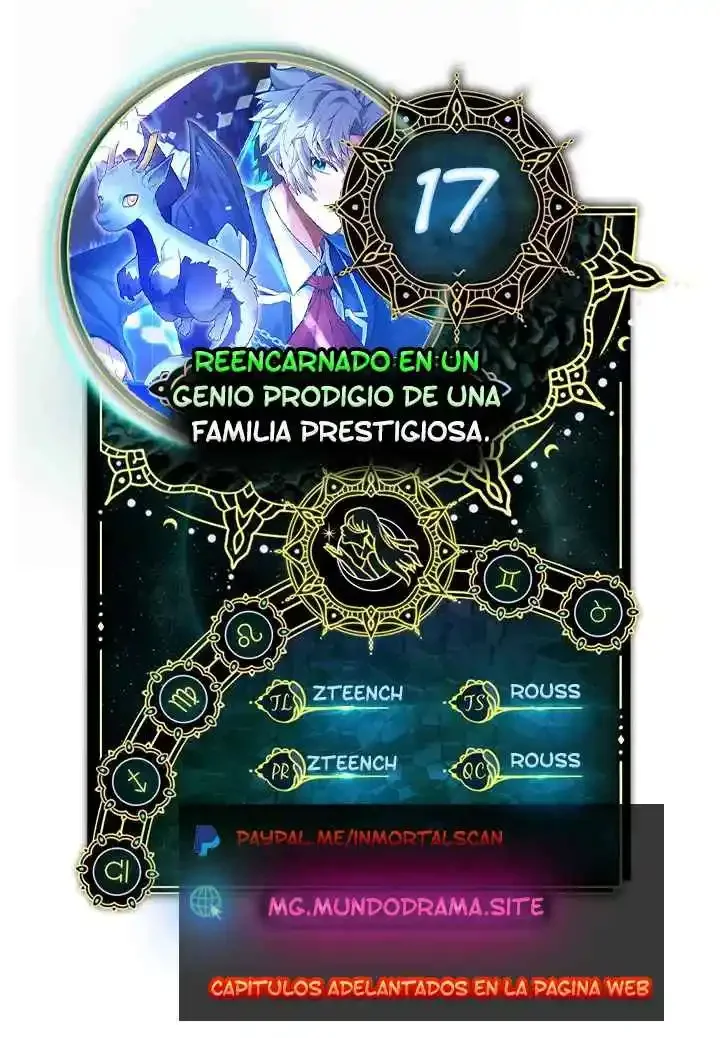 Reencarnado en un genio prodigio de una familia prestigiosa Capítulo 17 - página 1