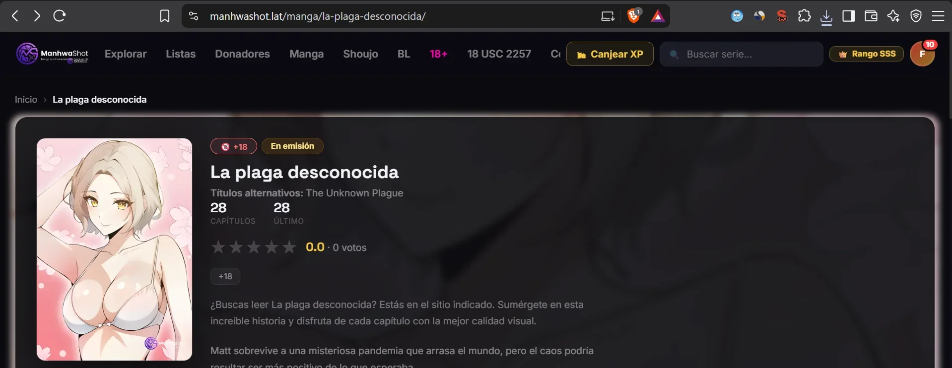 La plaga desconocida Capítulo 6 - página 2