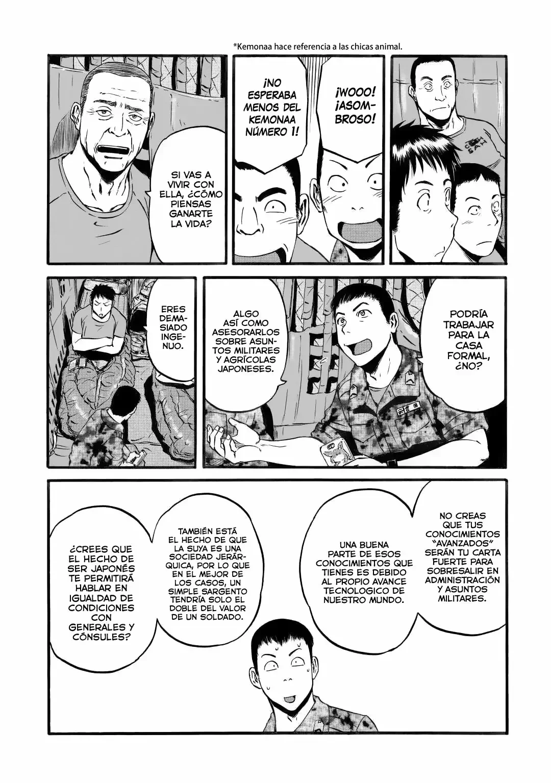Gate: ¡Así lucharon allí las Fuerzas de Autodefensa de Japón! Capítulo 96 - página 8
