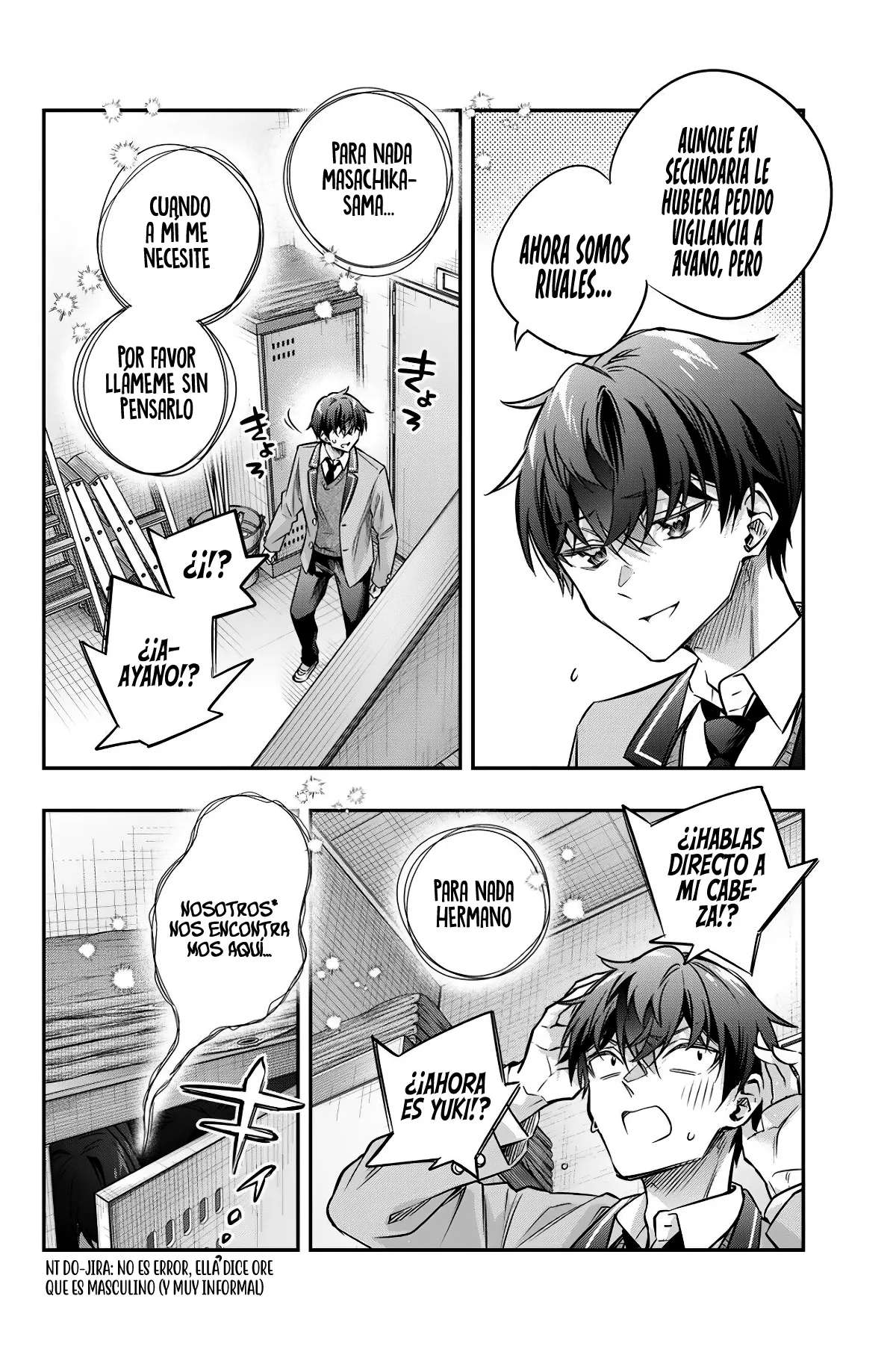 Alya-san, quien se sienta a mi lado, a veces susurra cosas dulces en ruso. Capítulo 74 - página 10