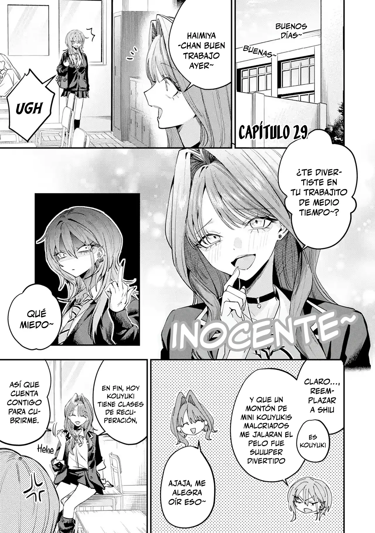 Haimiya-senpai wa Kowakute Kawaii Capítulo 29.1 - página 1