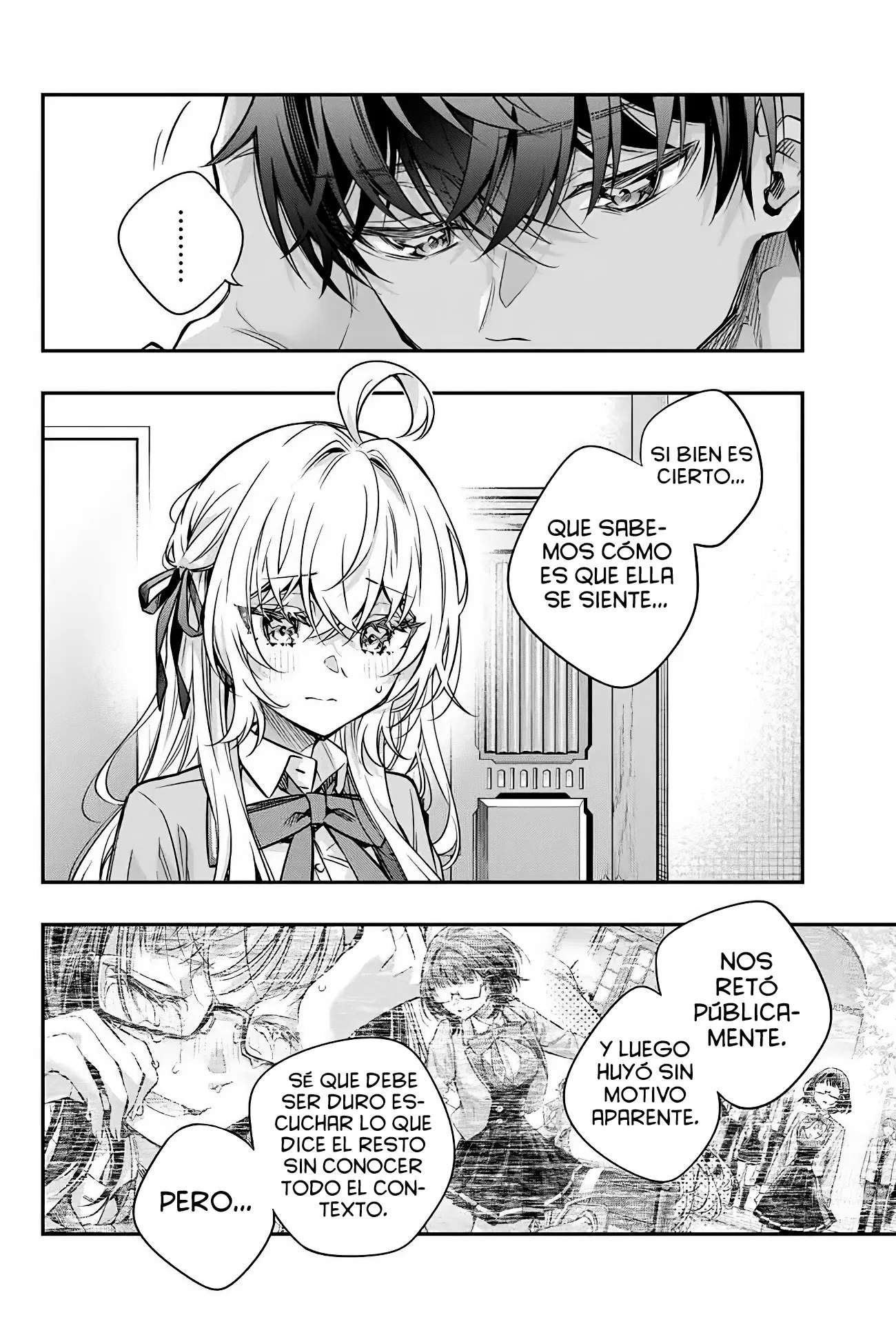 Alya-san, quien se sienta a mi lado, a veces susurra cosas dulces en ruso. Capítulo 70 - página 14