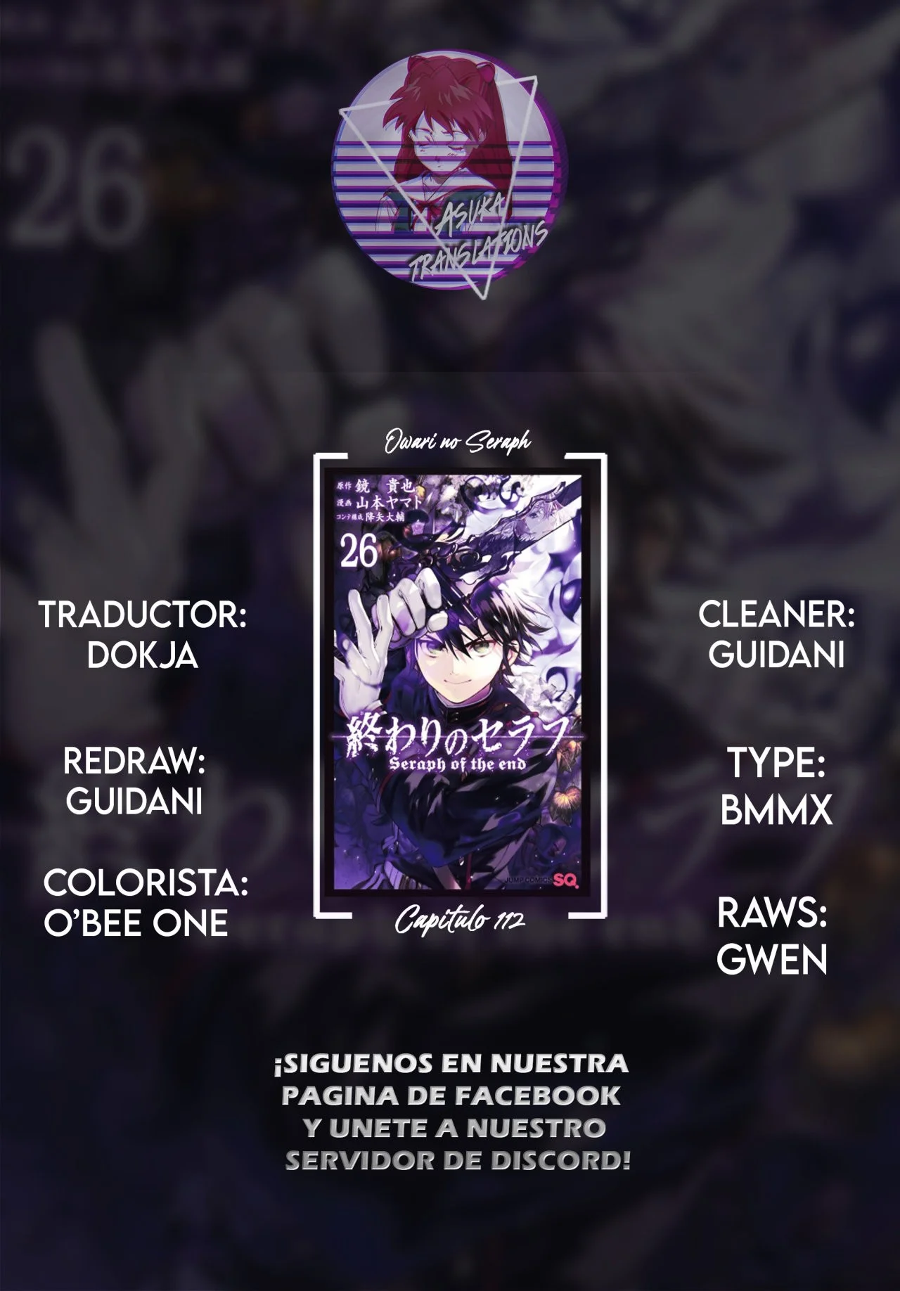 Owari no seraph Capítulo 112 - página 1