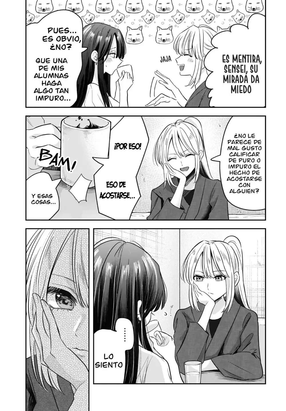 Hitozuma Kyoushi ga Oshiego no Joshikousei ni Dohamari Suru Hanash Capítulo 5 - página 22