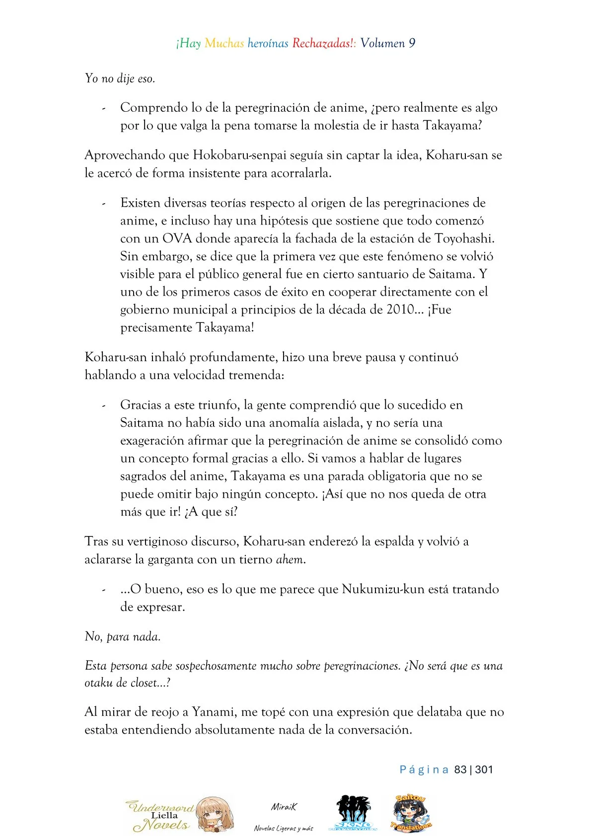 Makeine: Too Many Losing Heroines! Capítulo 9.2 - página 12