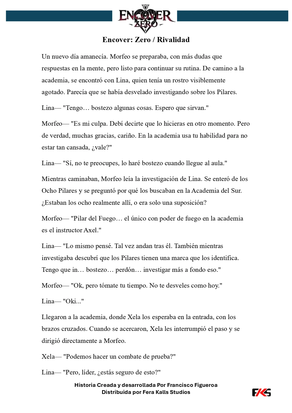 Encover:Zero Capítulo 7 - página 1