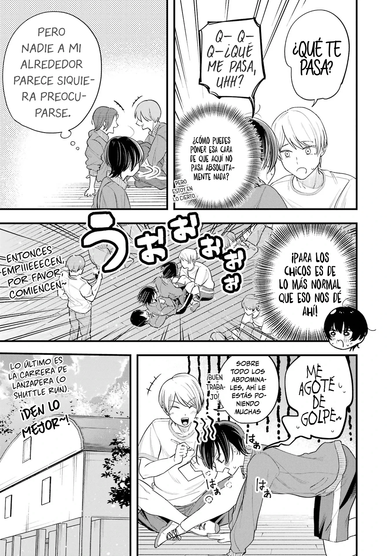 La historia de una chica tomboy que habla obscenamente en una escuela de varones Capítulo 3 - página 5