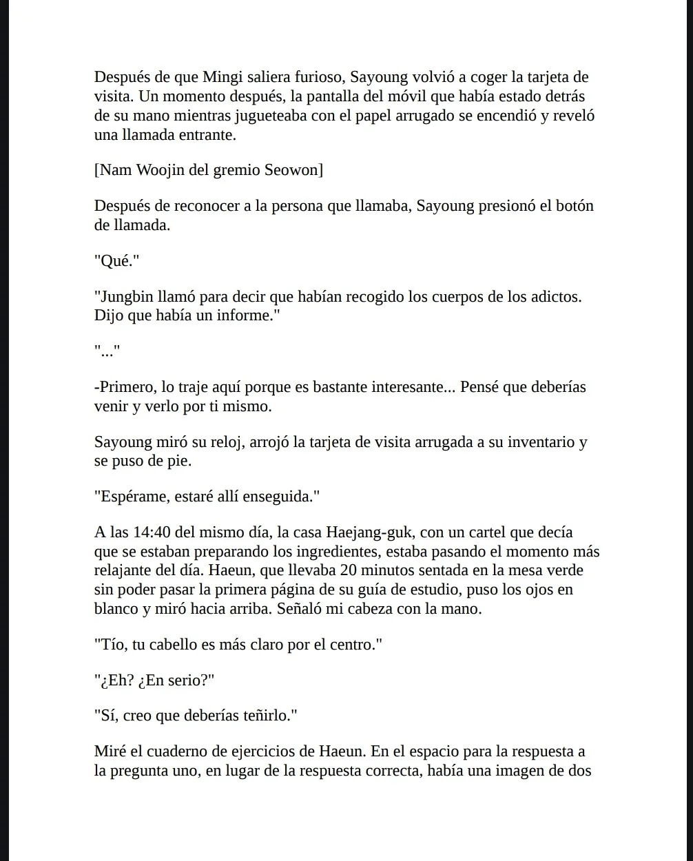 El cazador quiere vivir tranquilamente Capítulo 12 - página 5