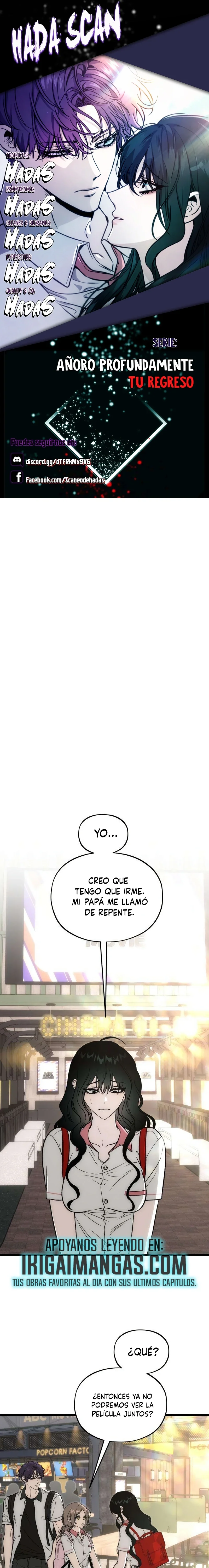 Añoro Profundamente Tu Regreso Capítulo 17 - página 1