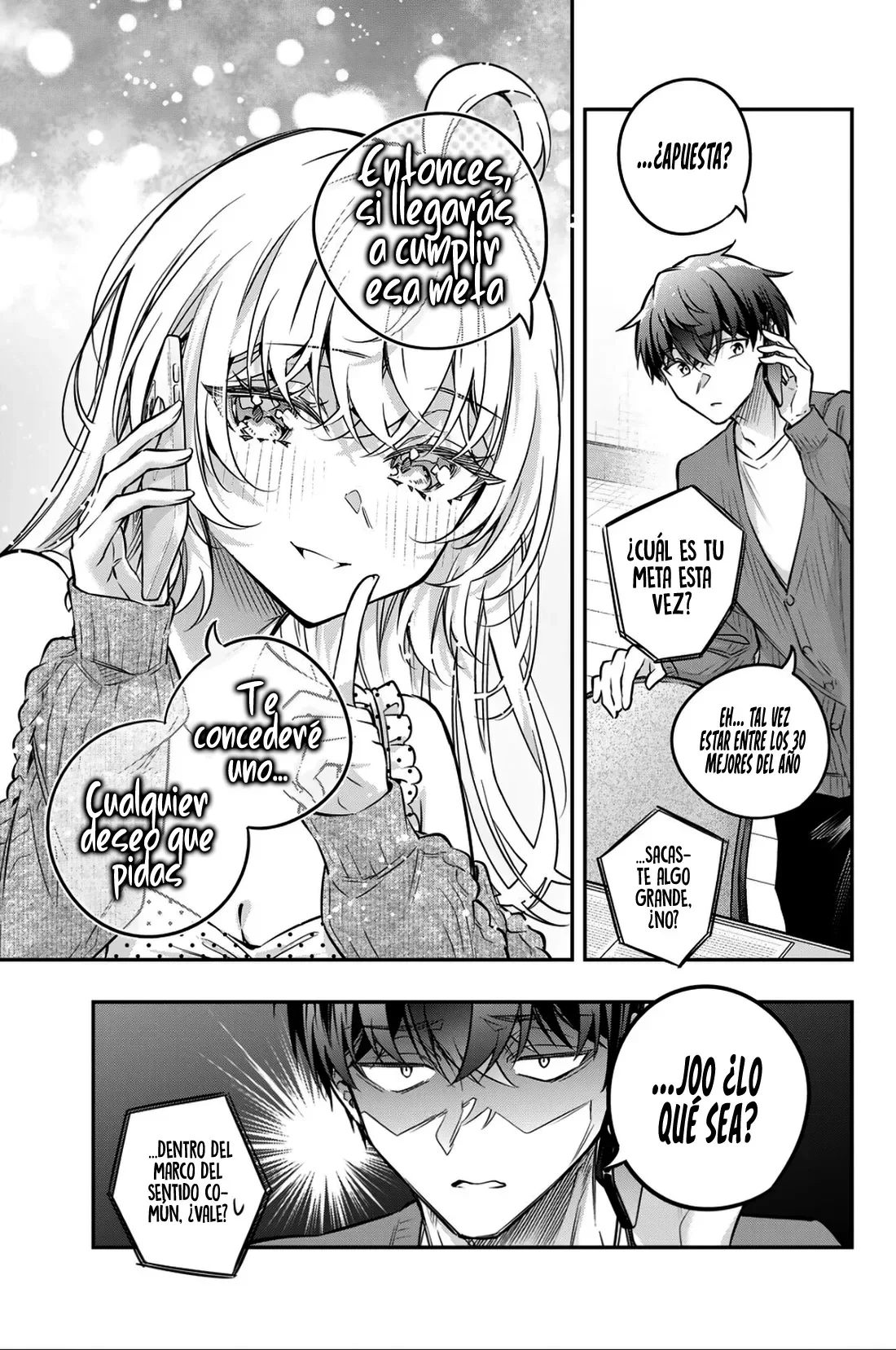 Alya-san, quien se sienta a mi lado, a veces susurra cosas dulces en ruso. Capítulo 83 - página 13
