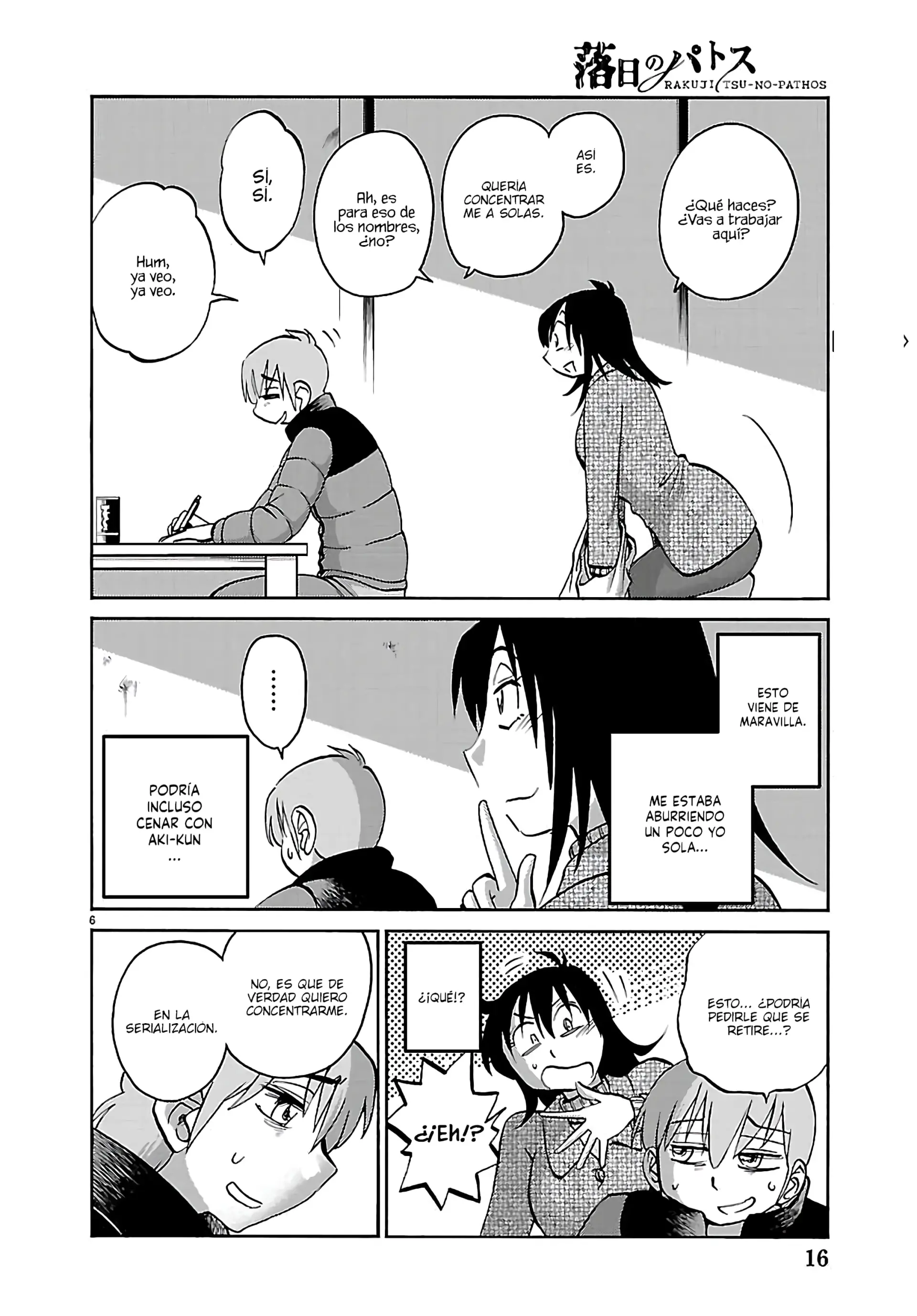 Rakujitsu no Pathos Capítulo 137 - página 8