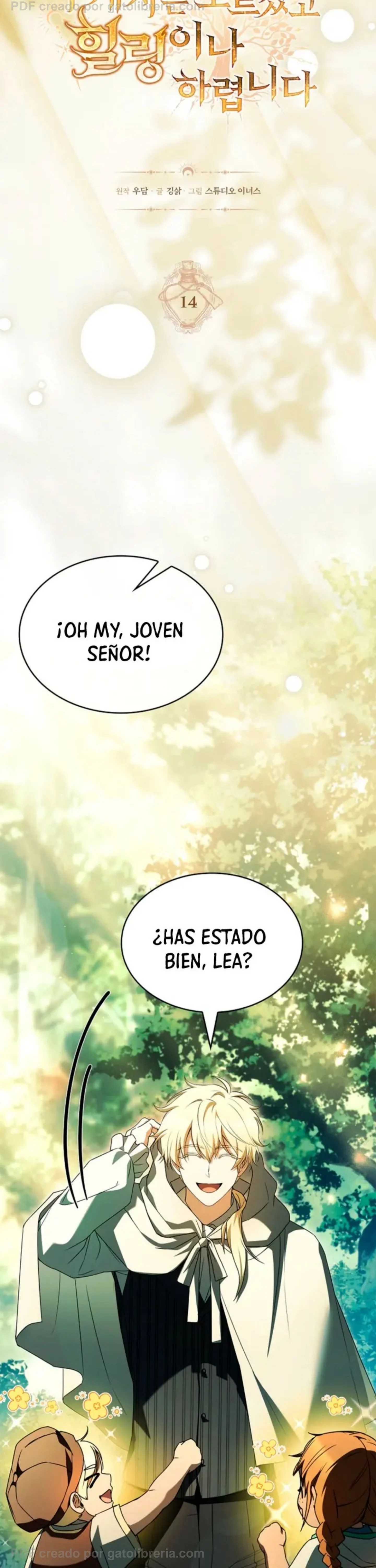 No me interesa ser el sucesor; mejor me dedicaré a sanar. Capítulo 14 - página 19
