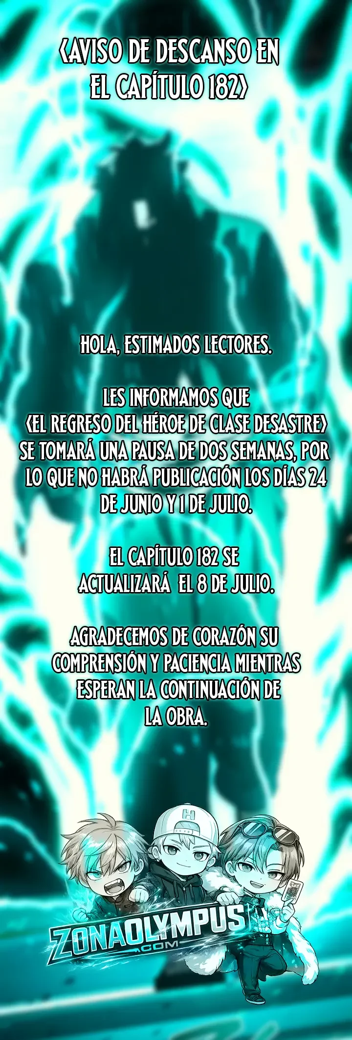 El Regreso del Héroe de Clase Desastre Capítulo 181.5 - página 1