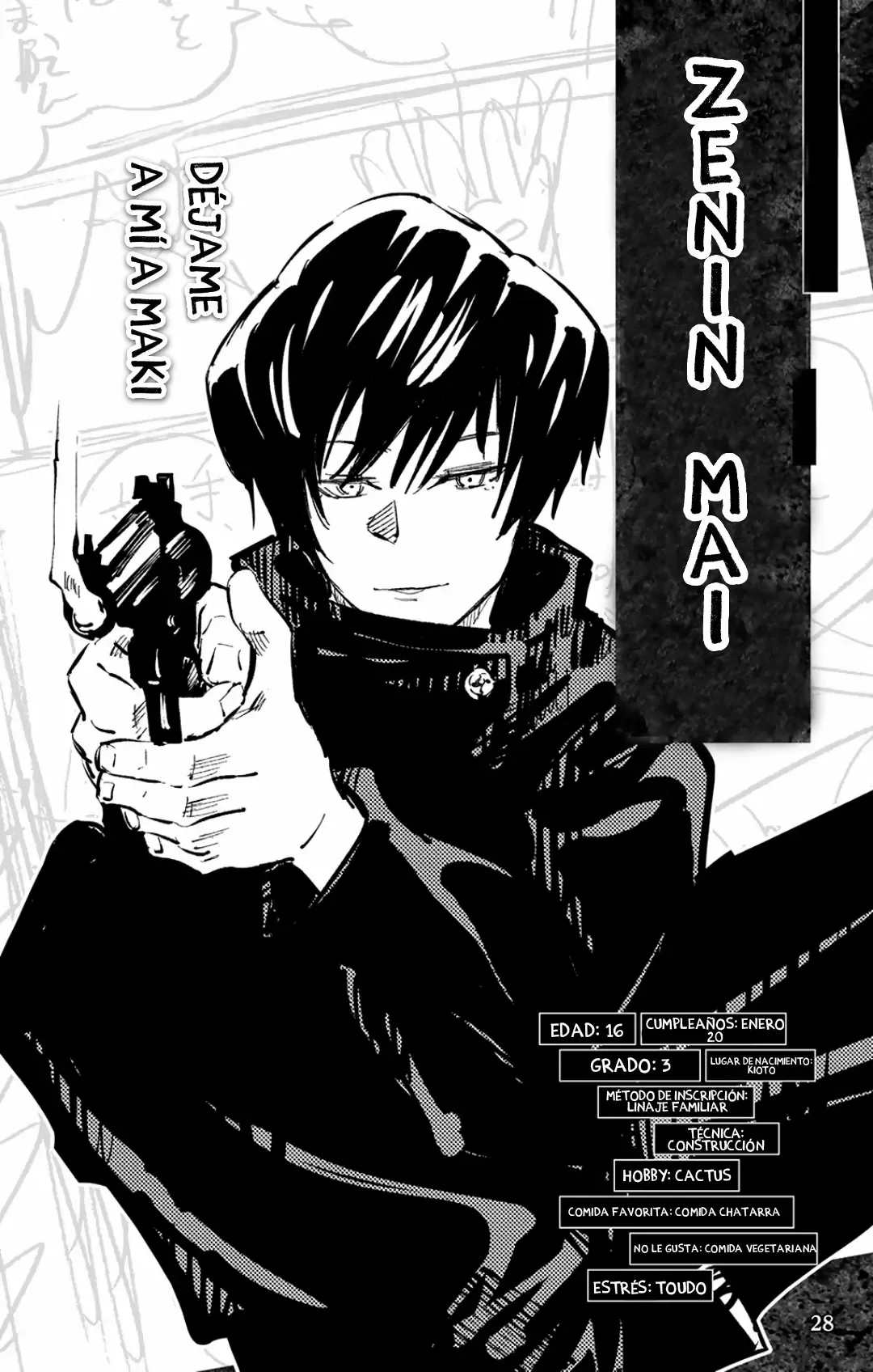 Jujutsu Kaisen: FANBOOK OFICIAL Capítulo 1 - página 29