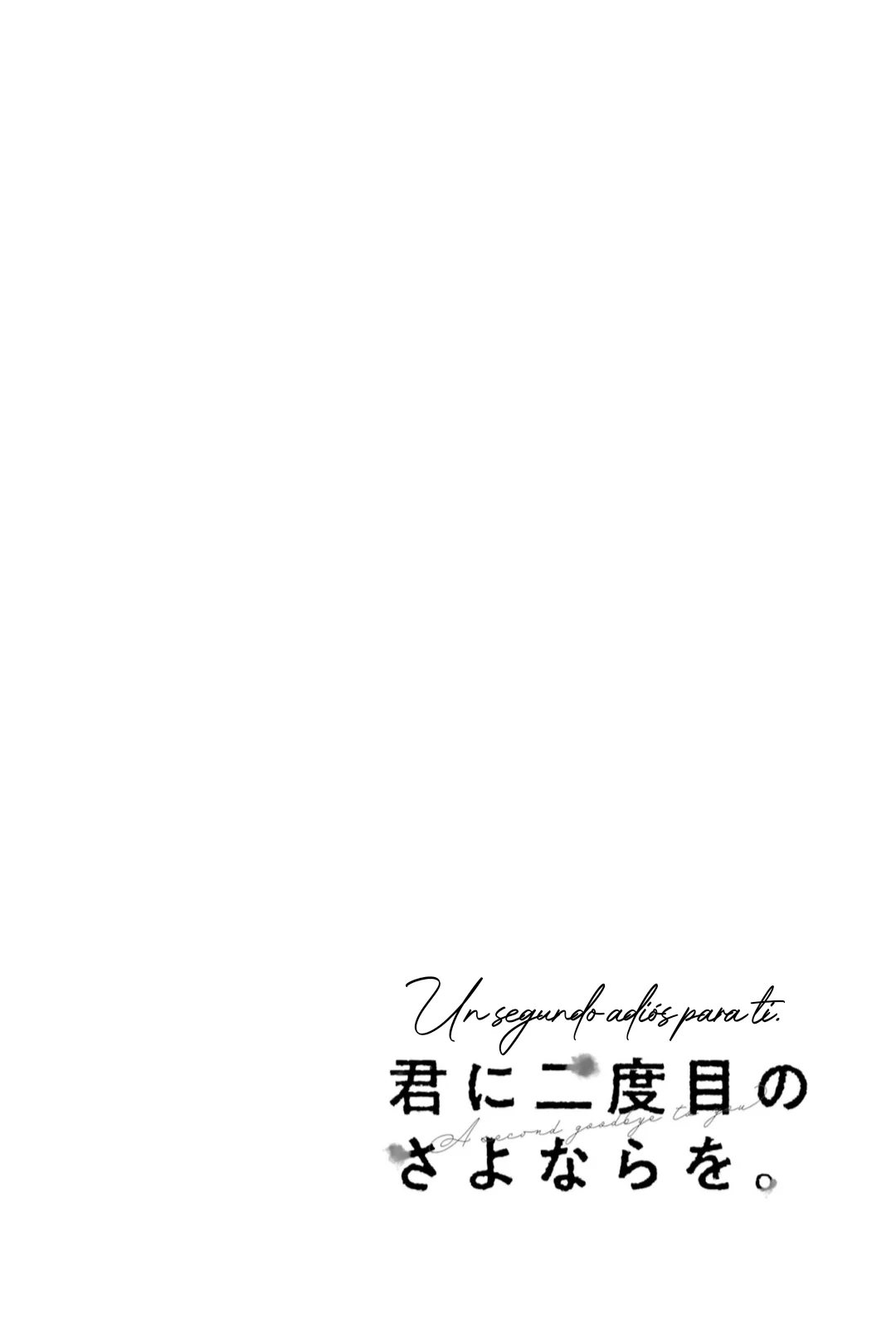 Kimi ni nidome no sayonara wo Capítulo 14 - página 2