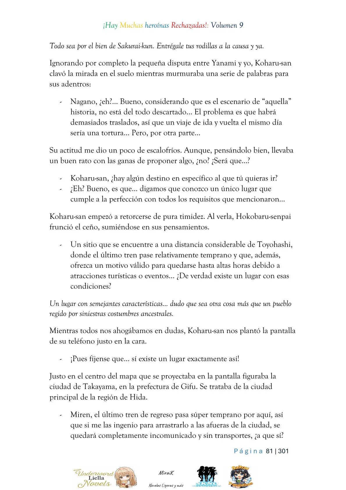 Makeine: Too Many Losing Heroines! Capítulo 9.2 - página 10