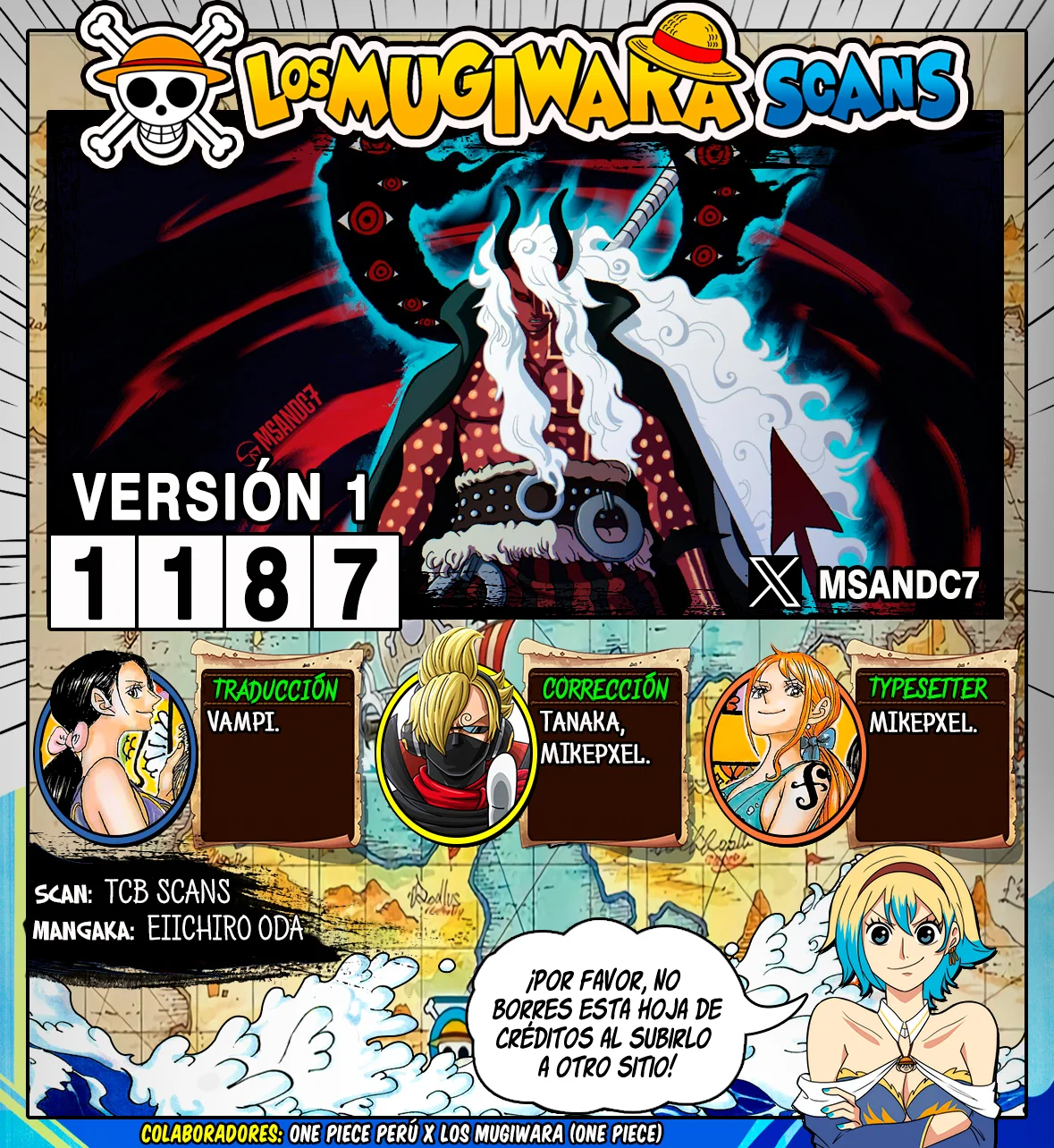 One Piece Capítulo 1187 - página 1
