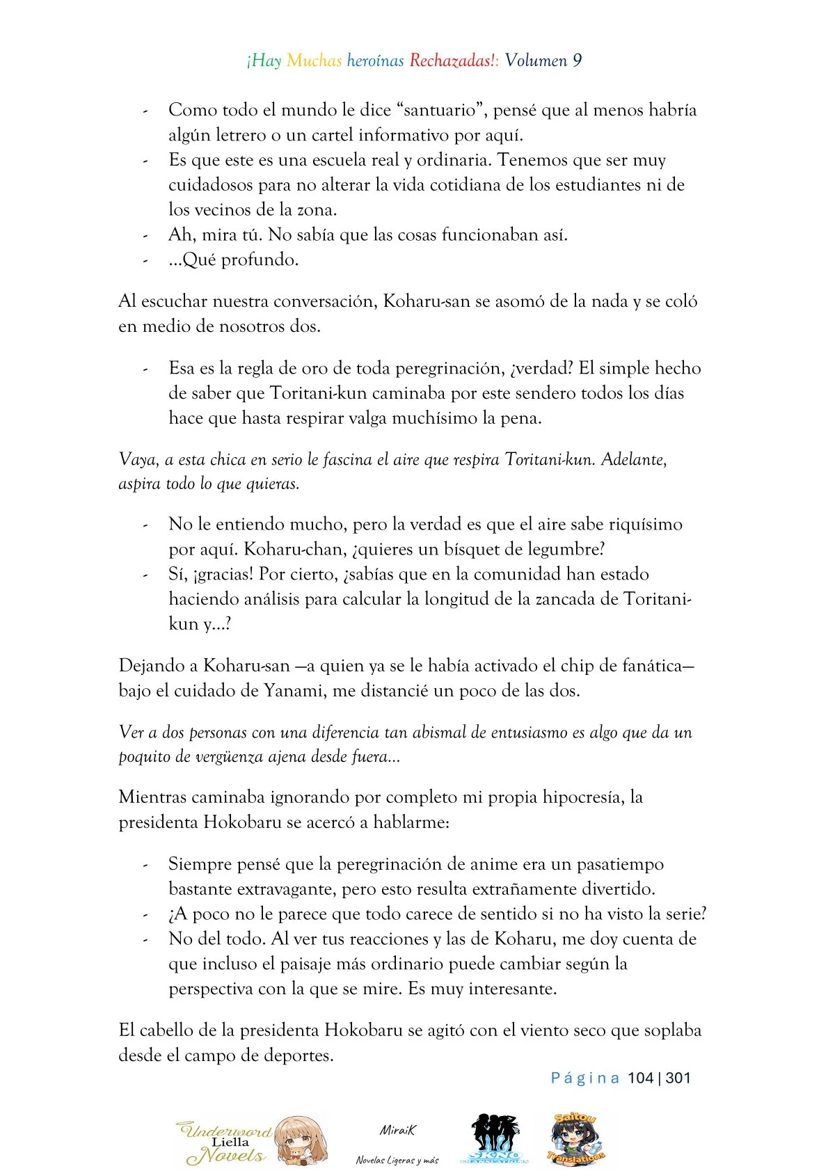 Makeine: Too Many Losing Heroines! Capítulo 9.2 - página 33