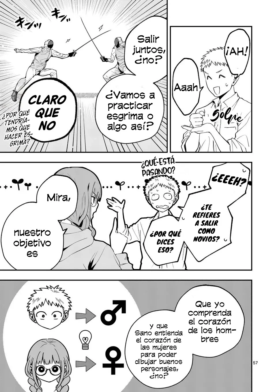 Kakushite Kisetsu wa Ao wo Shiru Capítulo 1 - página 58