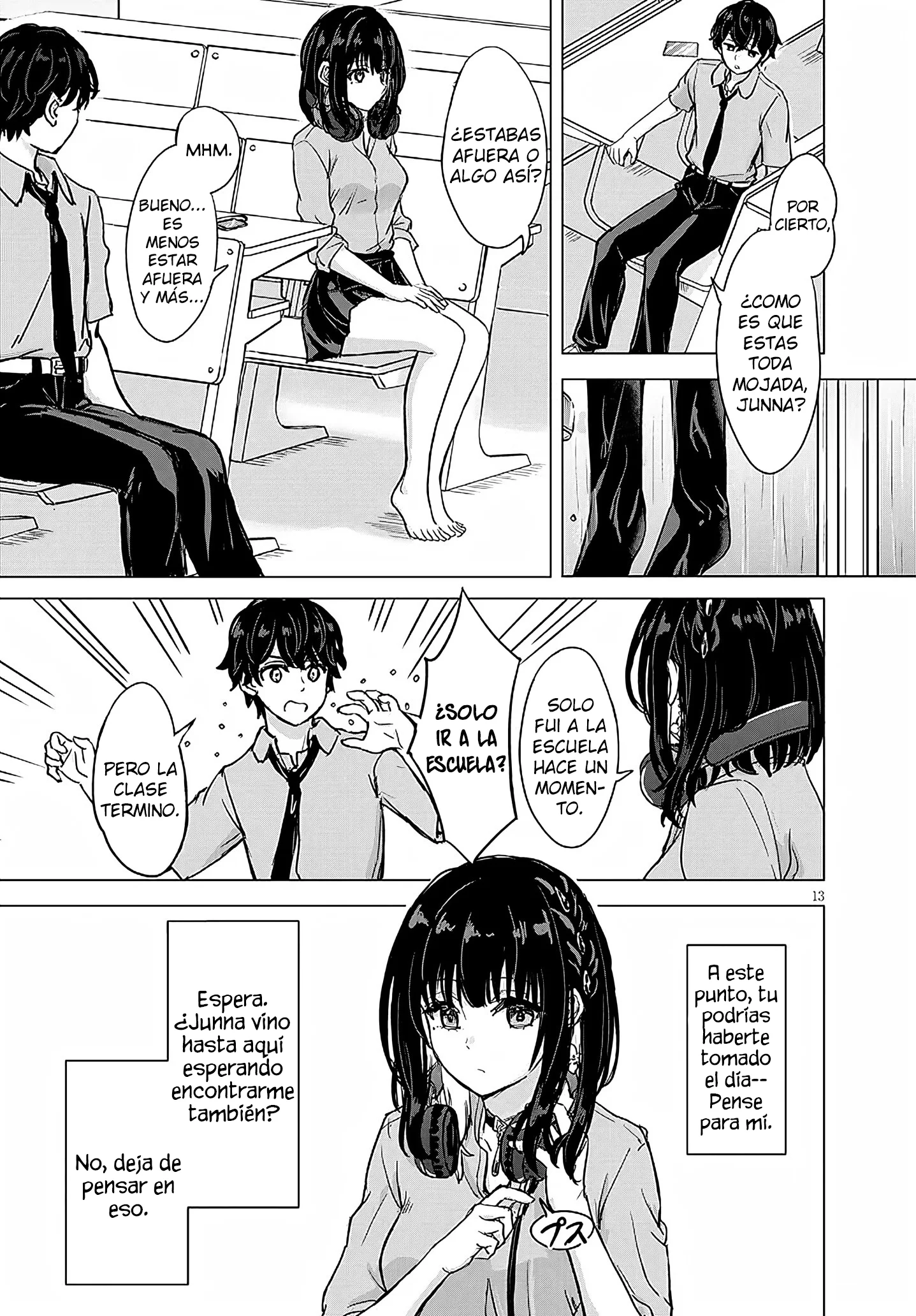 Amamori Junna wa Shitsudo ga Takai Capítulo 2 - página 14