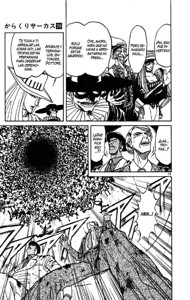 Karakuri Circus Capítulo 189 - página 16