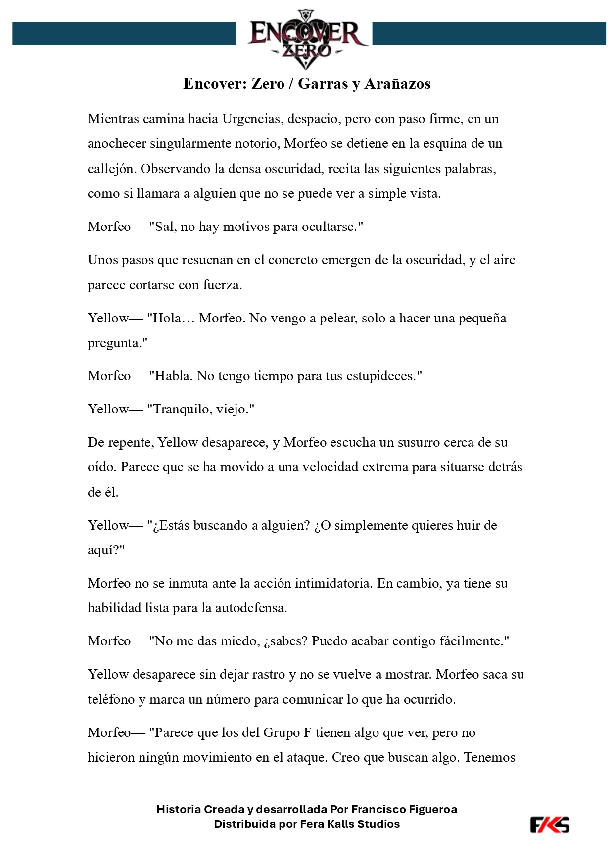 Encover:Zero Capítulo 6 - página 1