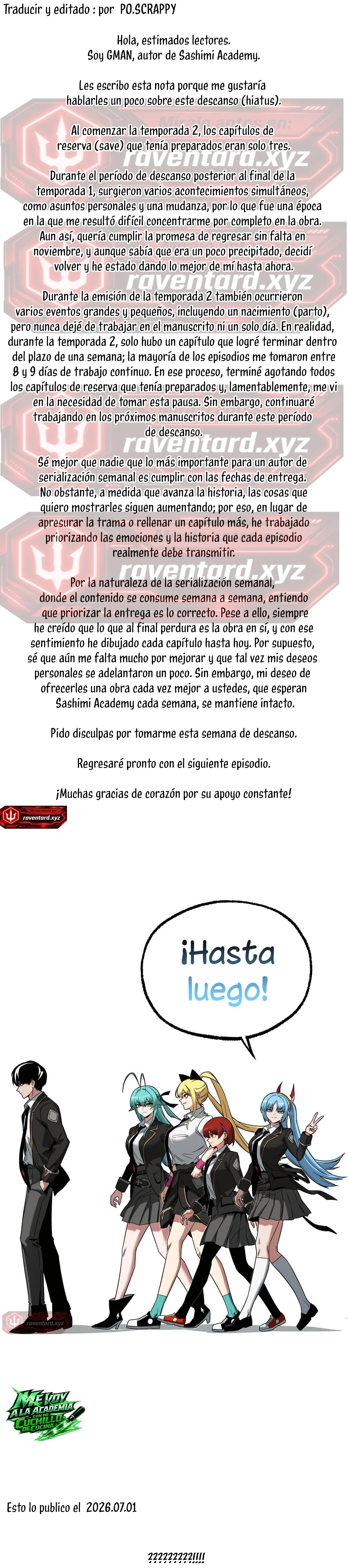 Conquistando La Academia Con Solo Un Cuchillo De Sashimi Capítulo 87.5 - página 1