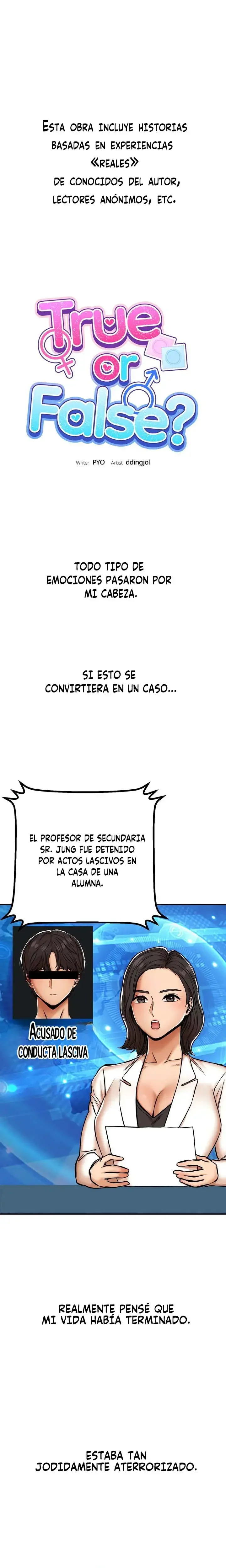 ¿Verdadero o Falso? Capítulo 30 - página 1