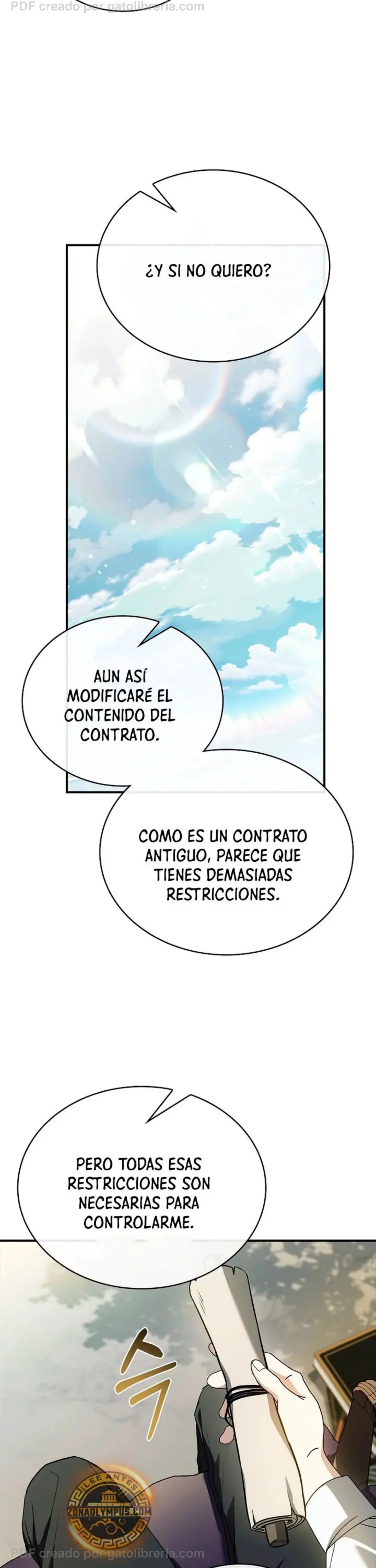 No me interesa ser el sucesor; mejor me dedicaré a sanar. Capítulo 30 - página 28