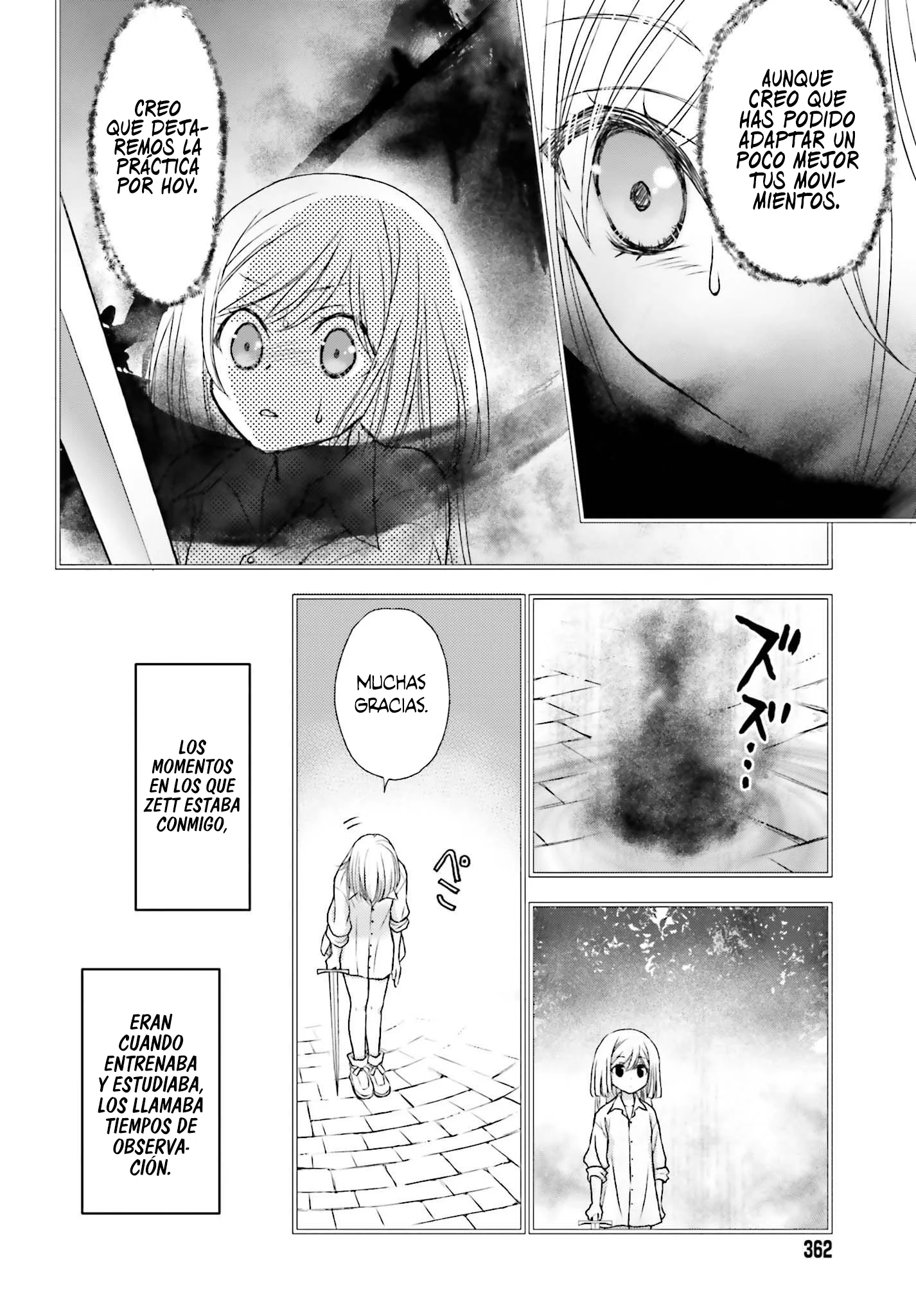 Shinigami ni Sodaterareta Shoujo wa Shikkoku no Ken wo Mune ni Idaku Capítulo 2 - página 5