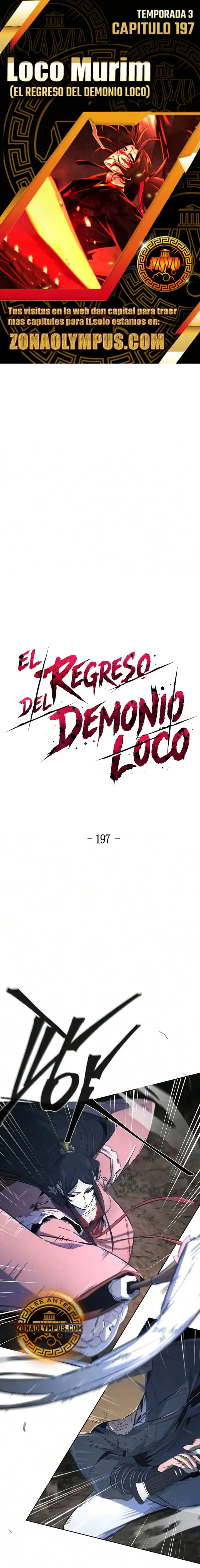 El Regreso del Demonio Loco Capítulo 197 - página 1