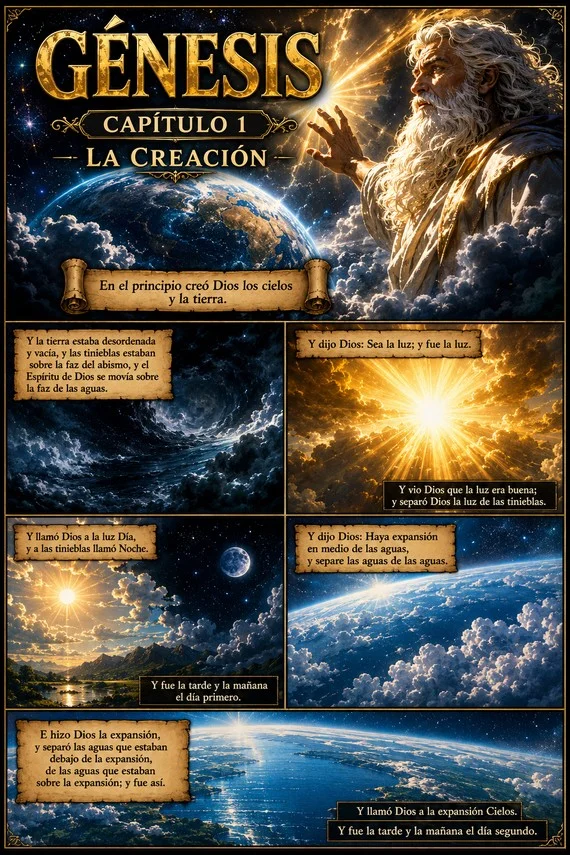 La Biblia: Crónicas de la Creación Capítulo 1 - página 1