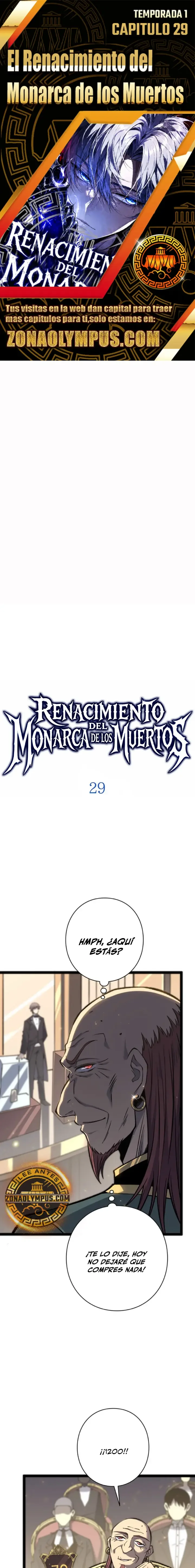 El Renacimiento del Monarca de los Muertos Capítulo 29 - página 1