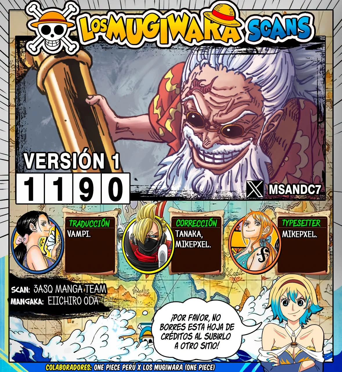One Piece Capítulo 1190 - página 1