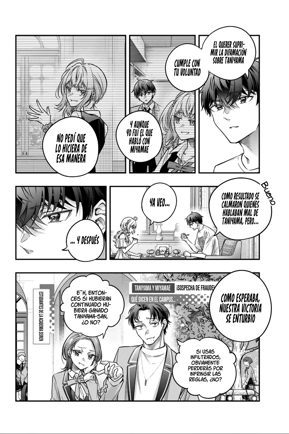 Alya-san, quien se sienta a mi lado, a veces susurra cosas dulces en ruso. Capítulo 89 - página 10