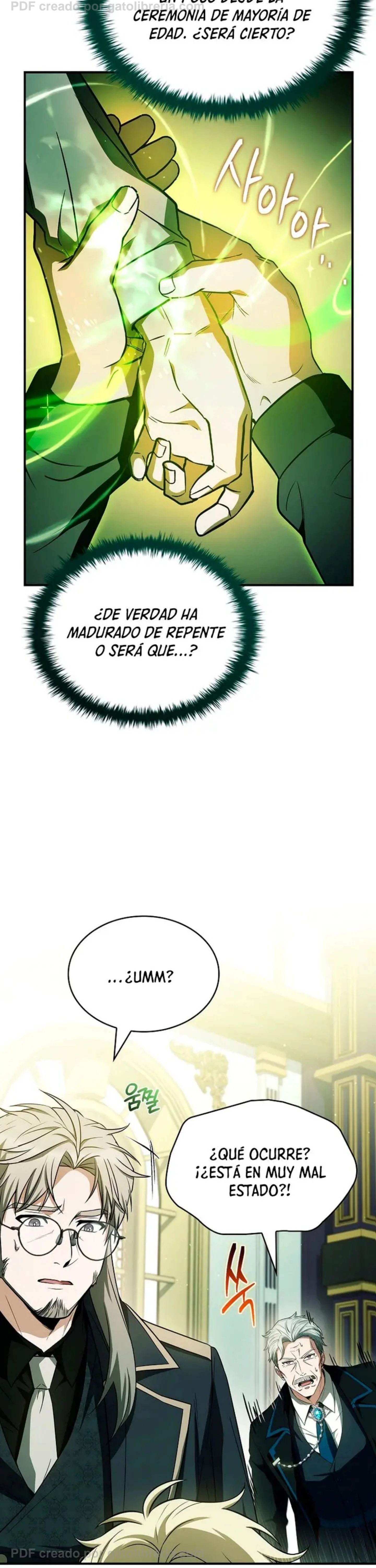 No me interesa ser el sucesor; mejor me dedicaré a sanar. Capítulo 27 - página 27