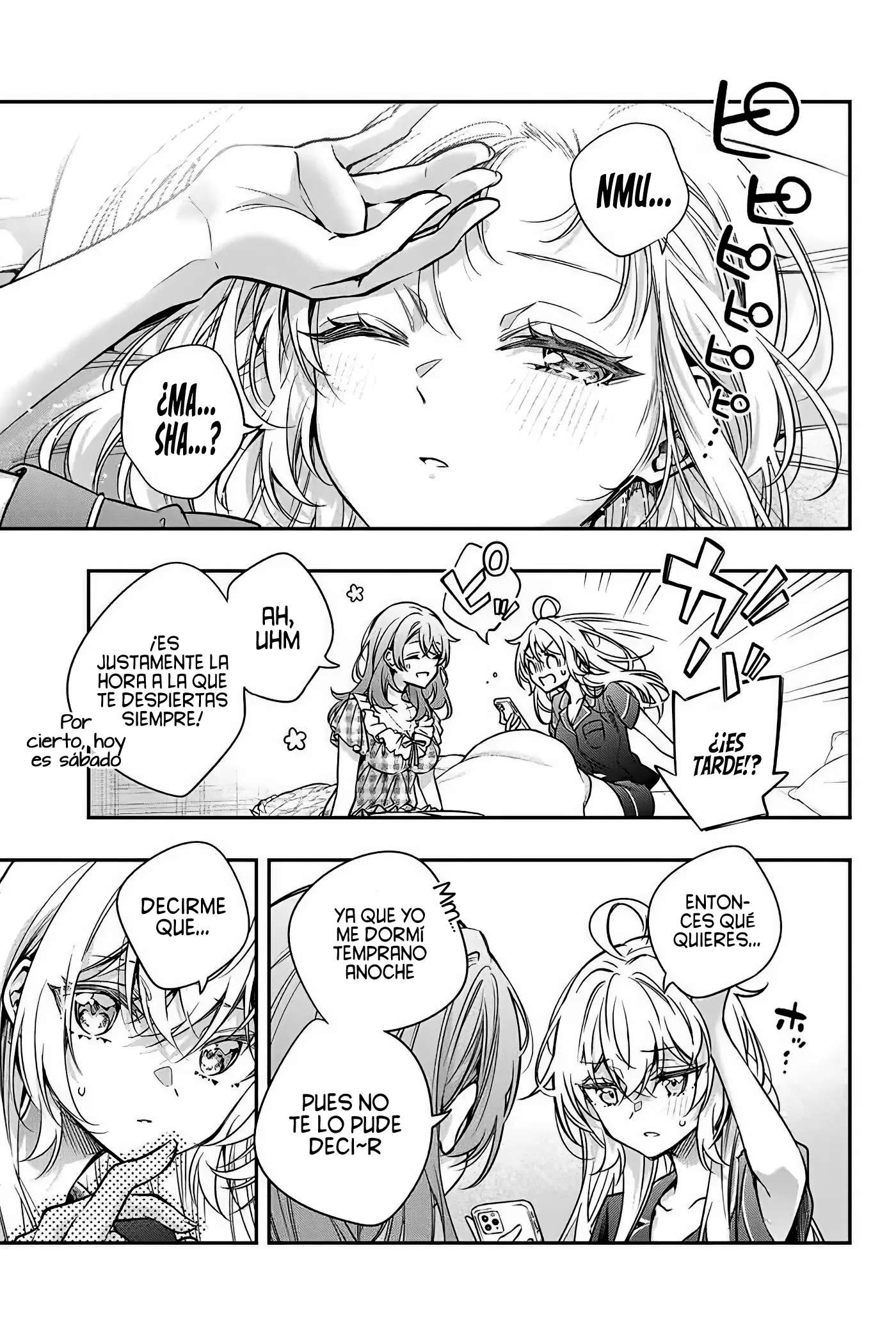 Alya-san, quien se sienta a mi lado, a veces susurra cosas dulces en ruso. Capítulo 67 - página 7