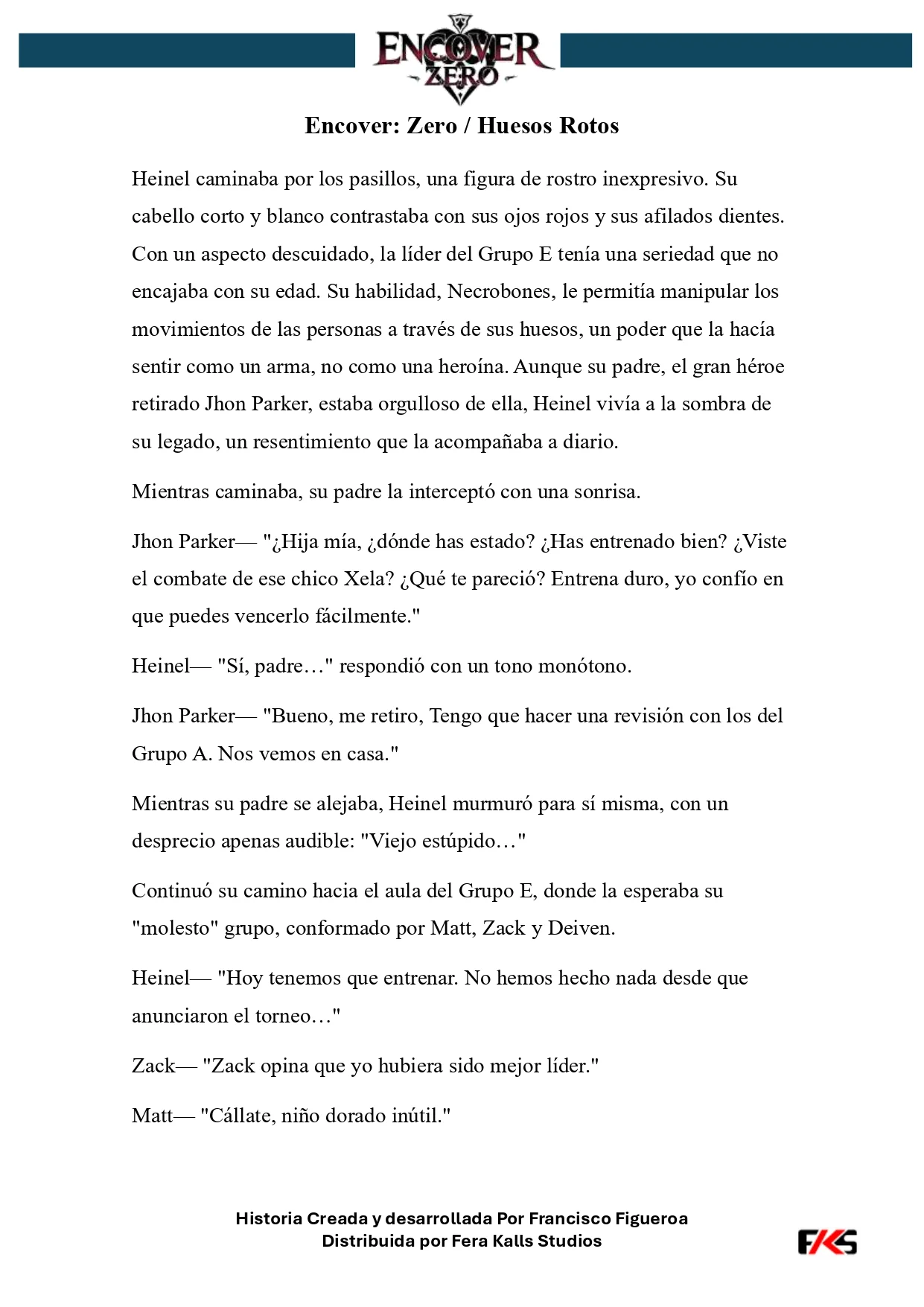 Encover:Zero Capítulo 8 - página 1