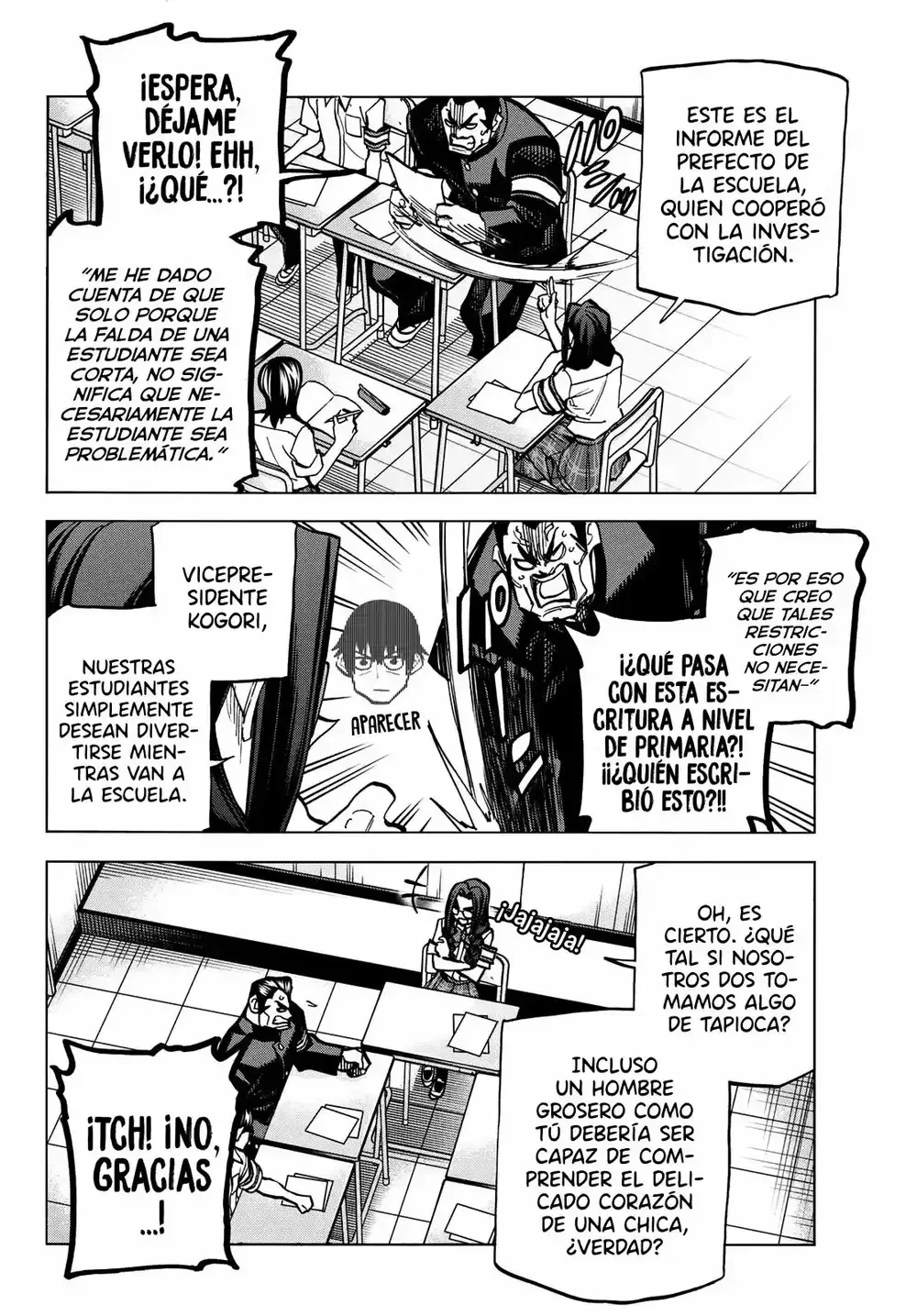 Ponkotsu Fuukiiin to Skaato take ga Futekisetsu na JK no Hanashi Capítulo 8 - página 3