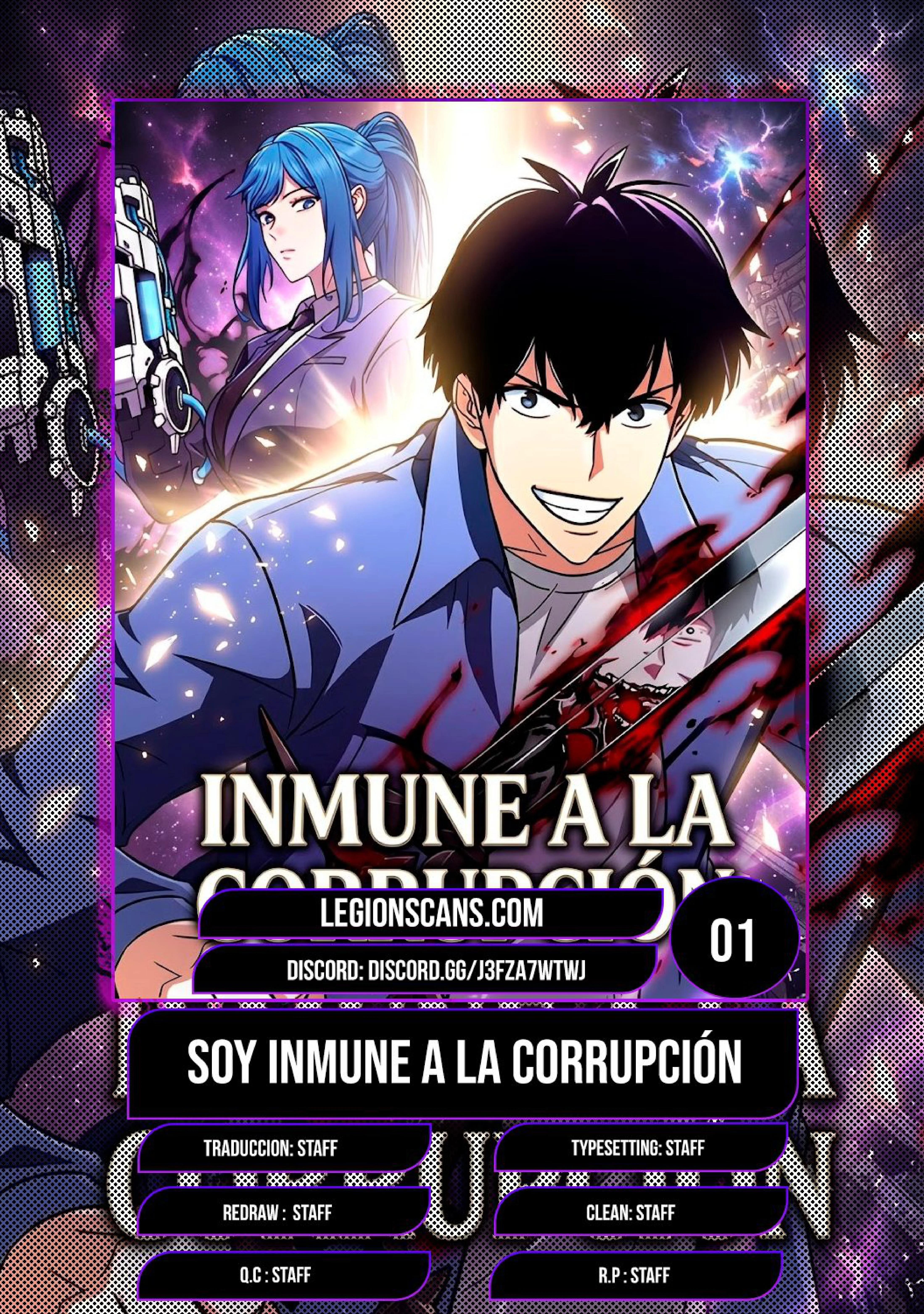 Soy inmune a la corrupción, así que llevo una espada maldita. Capítulo 1 - página 1